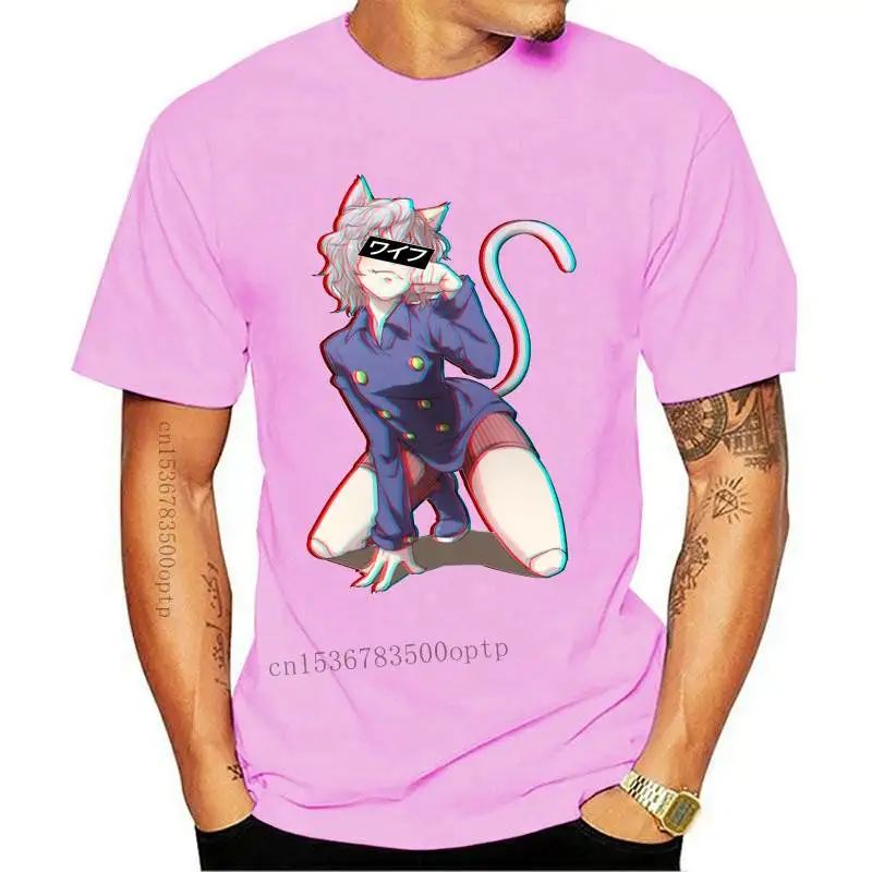 

Мужская футболка с принтом Hunter X Hunter Vaporwave Neferpitou Glitch, 2019