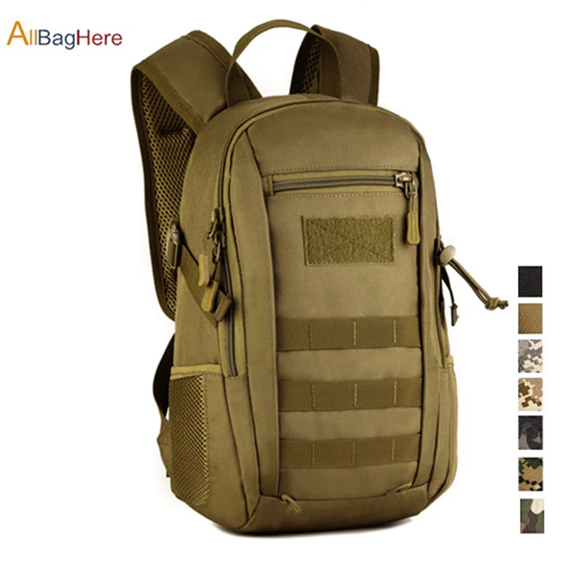 

Hot Nylon 12L Tactical MOLLE Backpack Children Waterproof Small Backpack School Bag Sport Leisure Military Rucksack Assault Pack