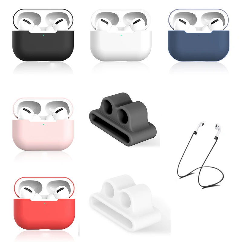 

Мягкий силиконовый чехол для Apple Airpods Pro, чехол для беспроводных наушников, гарнитуры Air Pods pro, аксессуары для AirpodsPro