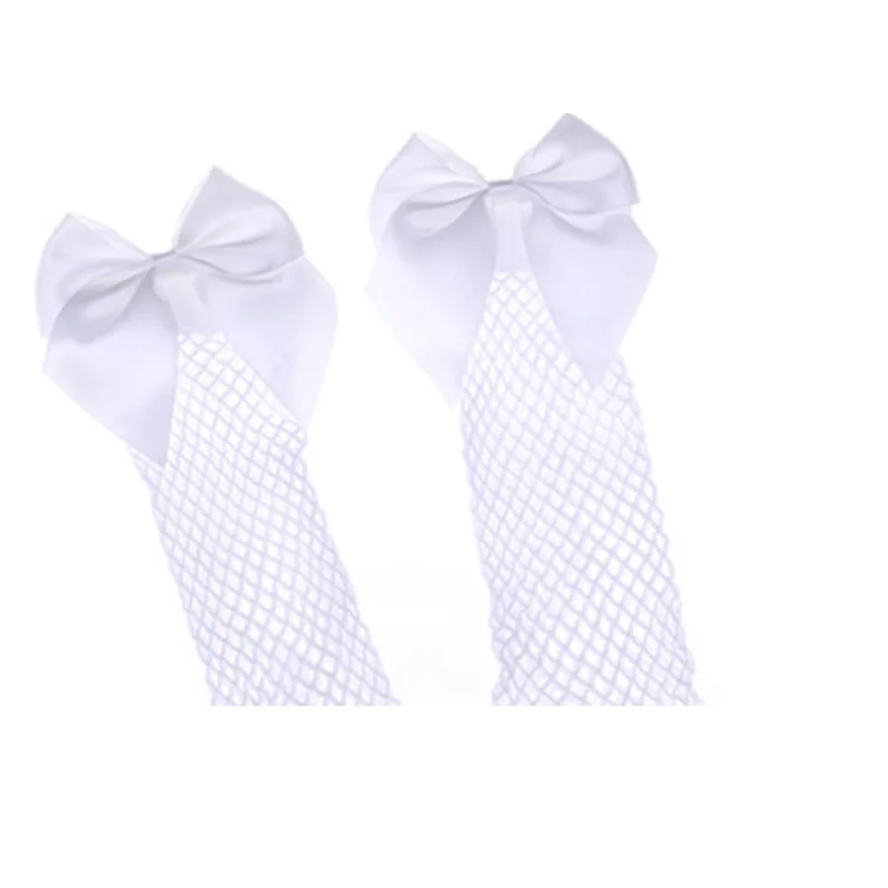 

Fashion Baby Girls Solid Fish Net Socks with Bowknot Kids Children Summer Casual Mesh Socks