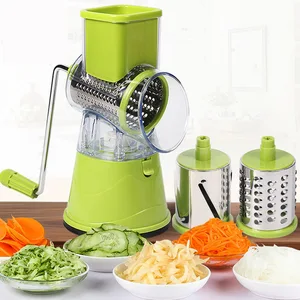 multifunctional rotary grater vegetable shredder slicer kitchen accessories manual vegetable cutter slicer potato kitchen gadget free global shipping