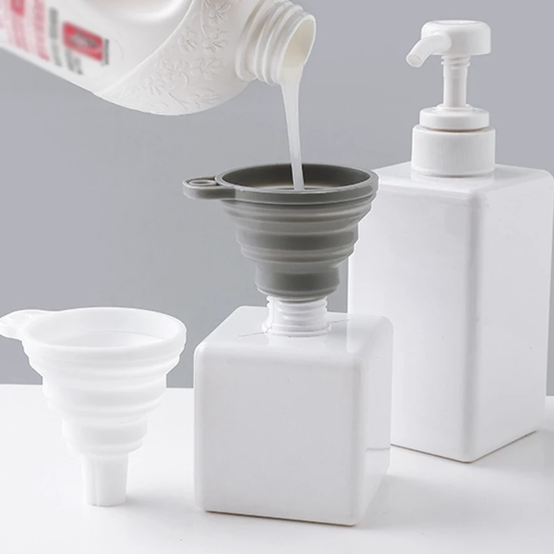 1 шт Мини Складная воронка силиконовая Портативный воронки для того чтобы быть