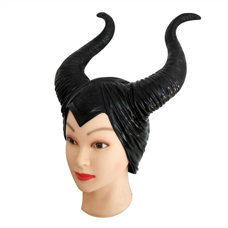 Модная маска Maleficent из натурального латекса малефикантные рога Взрослые женщины