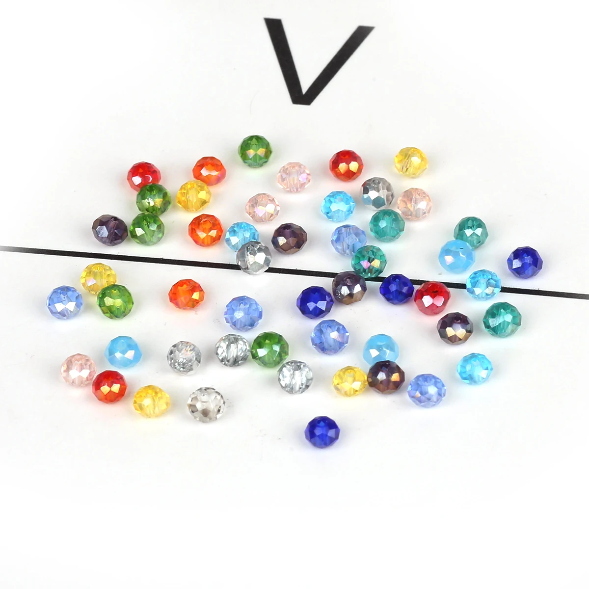 Круглые бусины из хрусталя круглые 3 мм для изготовления ювелирных изделий