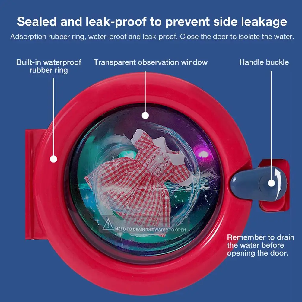 Электрическая мини-стиральная машина игрушка игрушечный набор для детей