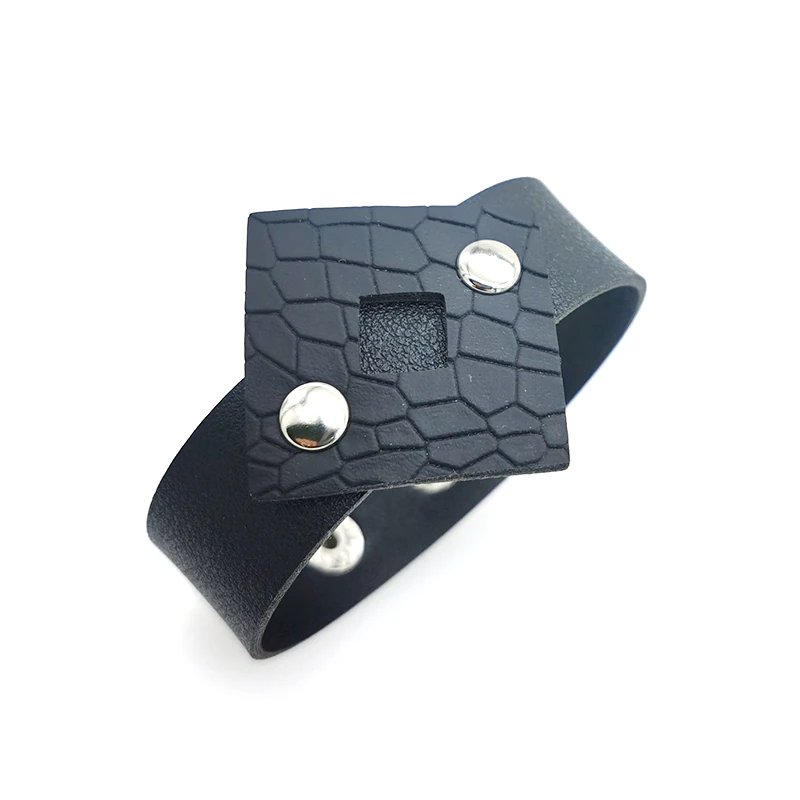 Новые модные кожаные браслеты с трещинами для женщин дизайнерские в стиле панк