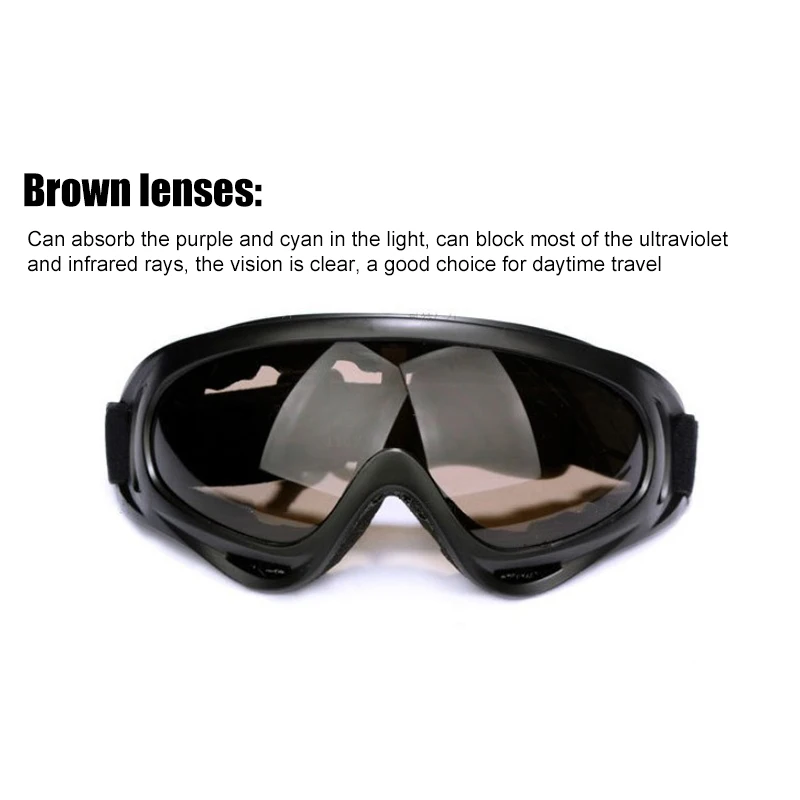 1PC Adjustable Motorcycle Goggles Off-road Reflective Helmet Windproof Glasses | Автомобили и мотоциклы