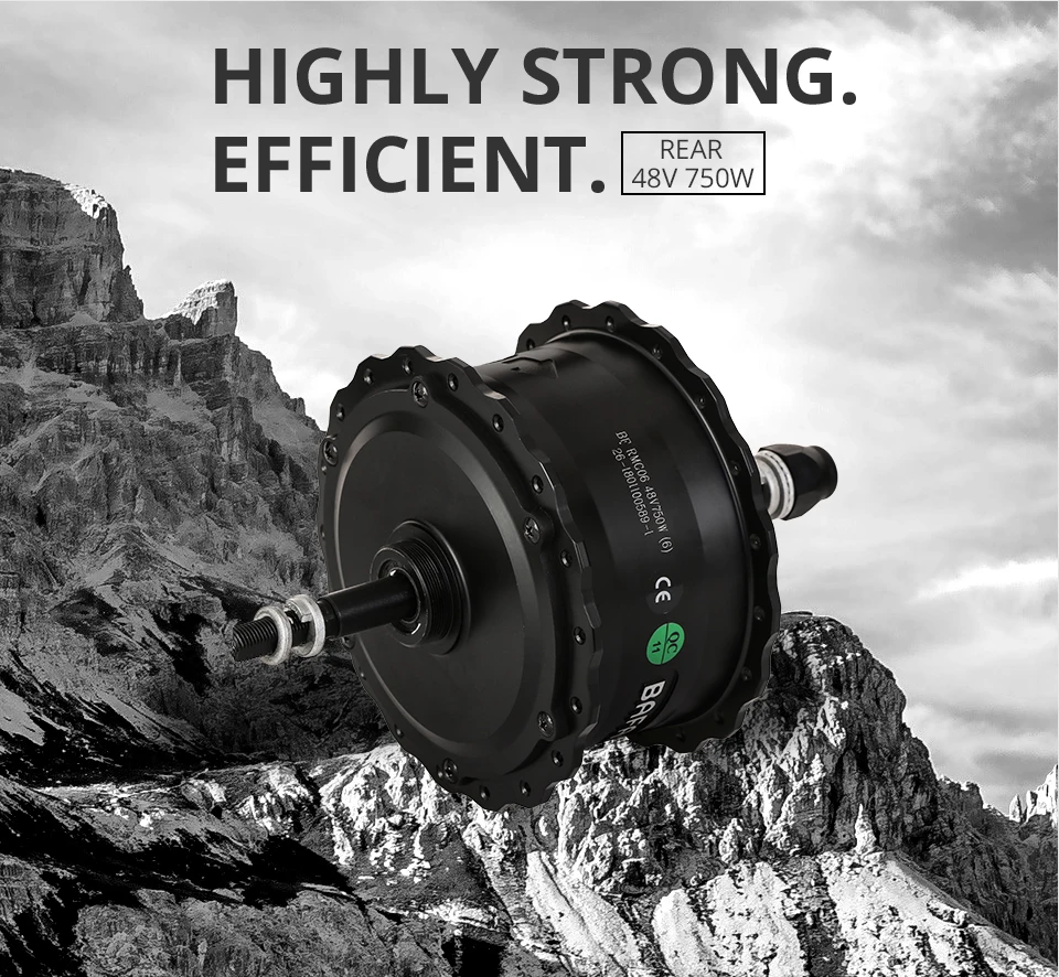 BAFANG 48V 750W бесколлекторный мотор Bafang мотор для центрального движения RMG06 D/DC 750W задний мотор старый 175 мм/190 мм 8Fun Электрический велосипед задний мотор для центрального движения