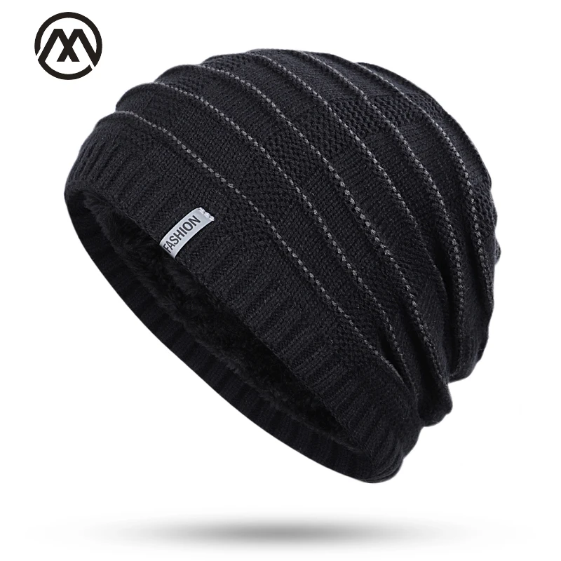 2019 модная мужская шапка с черепом зимняя бархатная Мужская и женская хлопковая