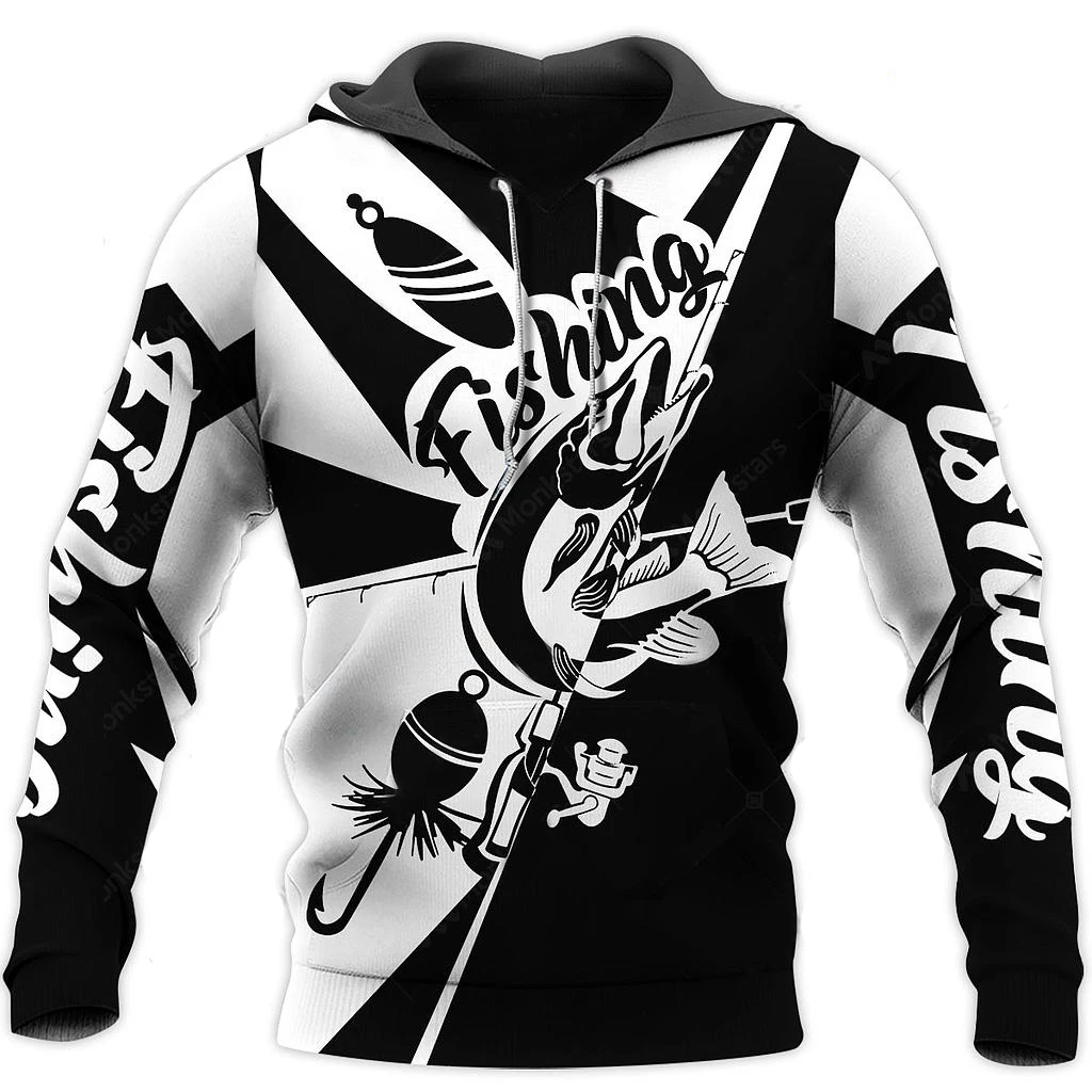 

Новая модная толстовка с капюшоном Серия Love Fishing толстовка с 3D принтом толстовка на молнии толстовка унисекс Уличная Повседневная Толстовк...