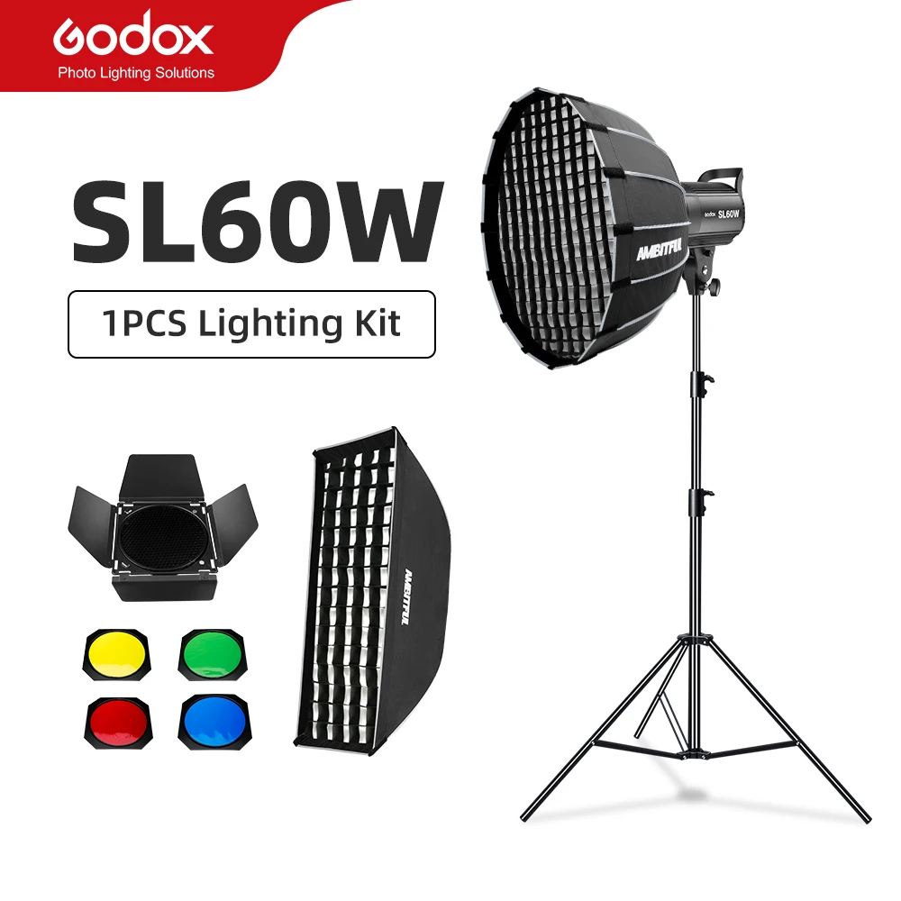 Осветитель Godox светодиодный для видеосъемки 5600 к 60 см|Фотографическое освещение|