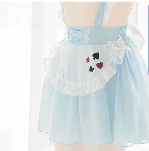 Милые мягкие девушки перспектива сексуальное платье горничной набор черный