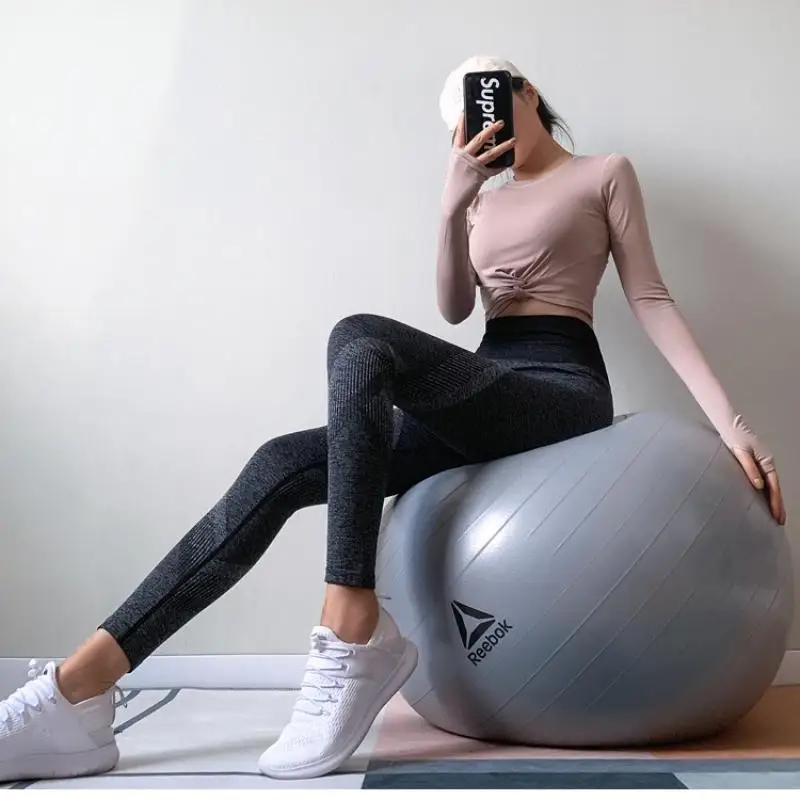 

SALSPOR High Waist Seamless Push Up Leggings Stretch Quick Dry Leggings Sport Women Fitness Sports Workout Gym Clothing Female