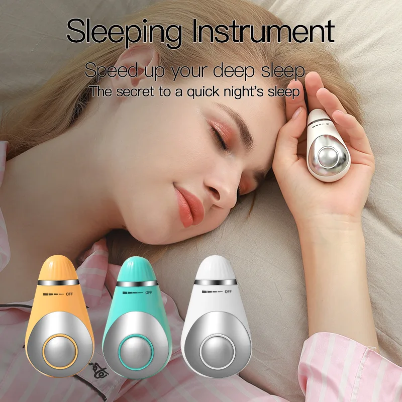 

USB Charging Hand grip style Microcurrent Sleep Holding Sleep Aid Instrument Pressure Relief Sleep Device Massager and Relax