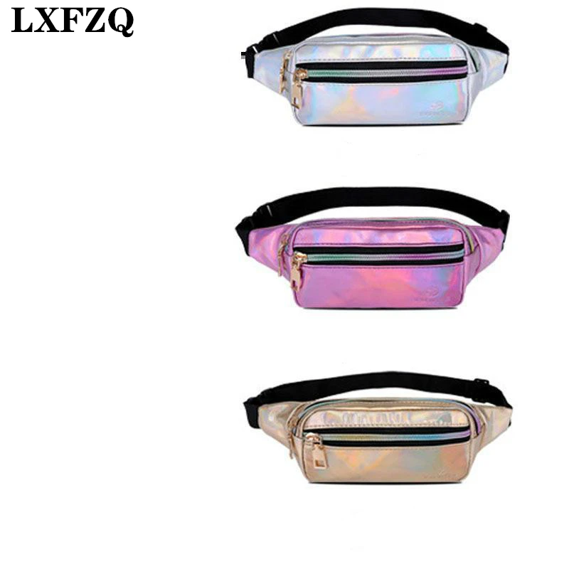 

LXFZQ NEW Waist Pack Women Fanny Pack For Women Motorcycle Leg Bag Waist Bag fashion Celular Leg Bag laser Bolsa Feminina