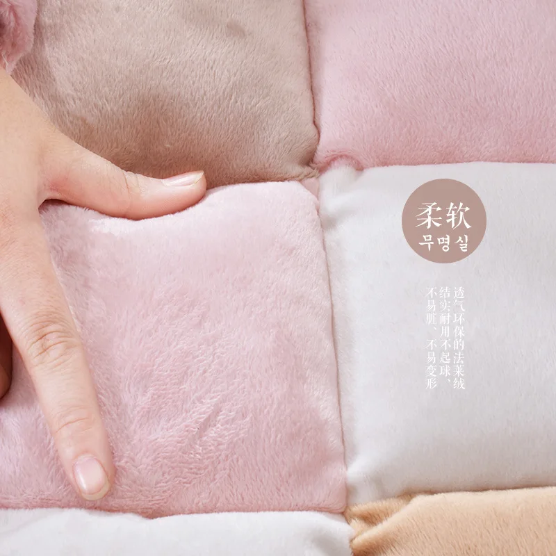 luxury korean thick carpet soft pp cotton mattress kids crawling mat tatami floor mat living room carpets cloakroom area rugs free global shipping