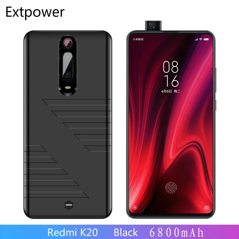 Портативное ультратонкое зарядное устройство Extpower 6800 мАч для Xiaomi Redmi K20 Pro чехол