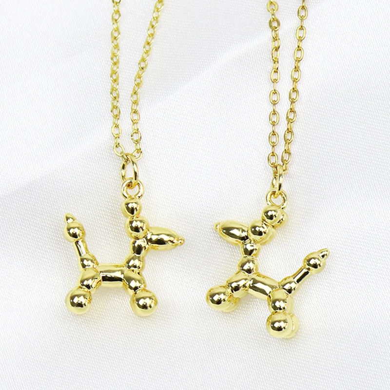 

10 шт., подвеска золотого цвета с воздушным шариком, модное ювелирное ожерелье, новый дизайн, ожерелье, мода 85011