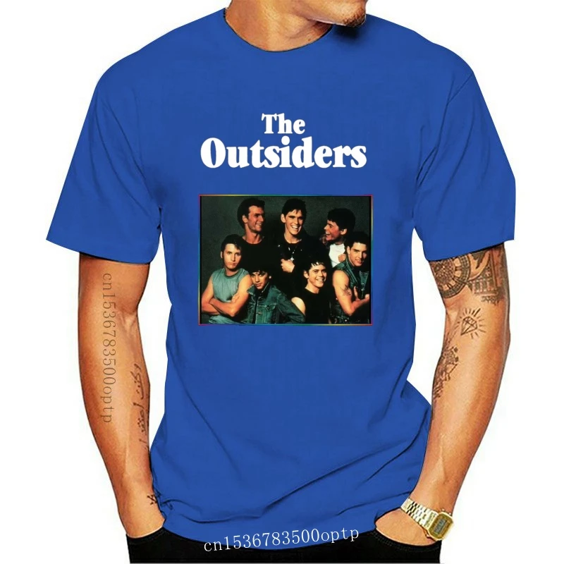 

The Outsiders Crime film Mens Black T-Shirt Tees Clothing