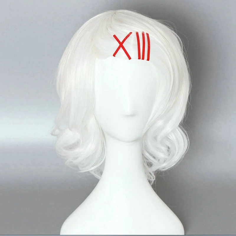 Аниме парик Tokyo Ghoul Juzo Suzuya Juuzou чисто белый термостойкий косплей костюм парики +