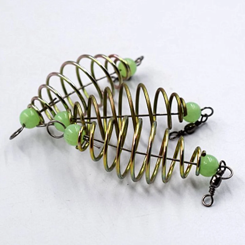 Fishing Accessories - Set of 10 Stainless Steel Inline Hanging Tackle Spring Lure Fishing Bait & Feeder Tools image 6