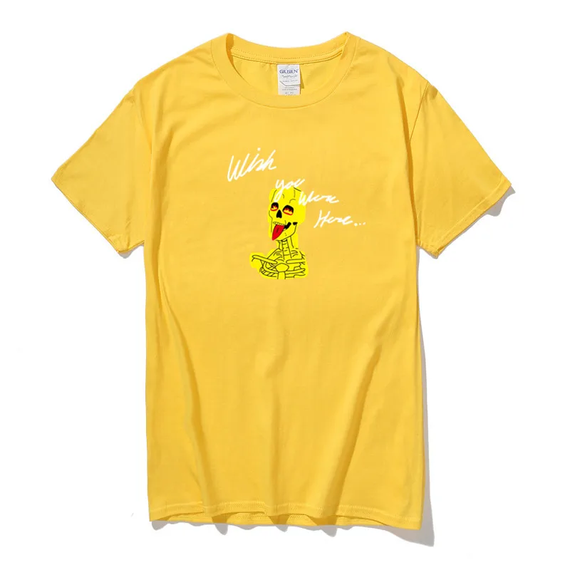 

2021 Summer Cotton Male Funny Tops Casual Short Sleeves Solid Color Unisex Round neck Hip Hop T shirts Sport Tops