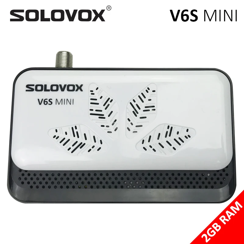 Спутниковый ТВ ресивер SOLOVOX V6S Mini HD DVB S2 Поддержка 2P декодер M3U Xtream Stalkmac RJ45 USB WiFi PowerVU