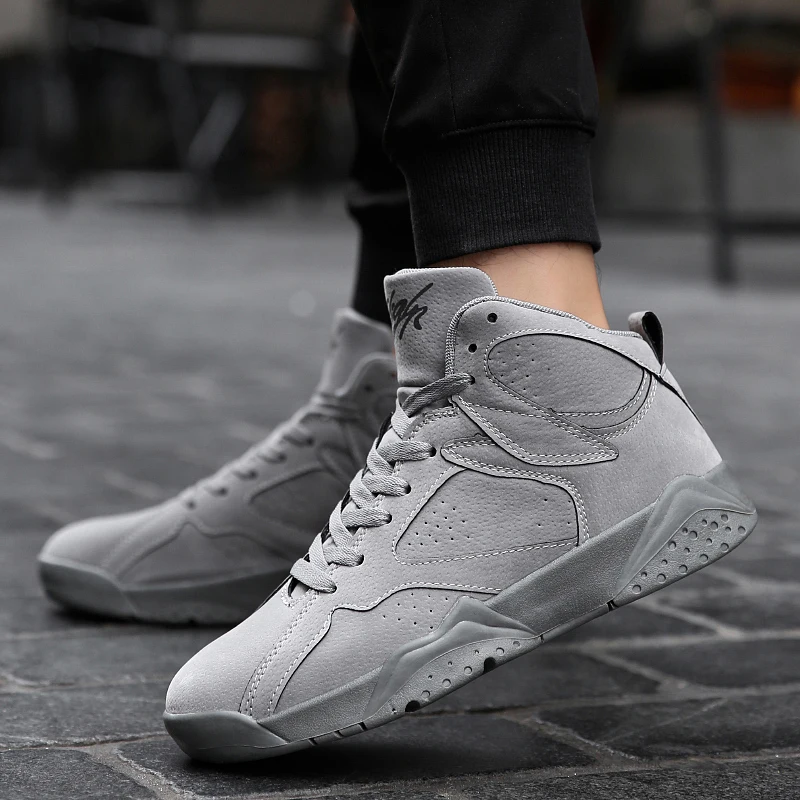 Модные баскетбольные кроссовки для мужчин высокого качества удобные спортивная