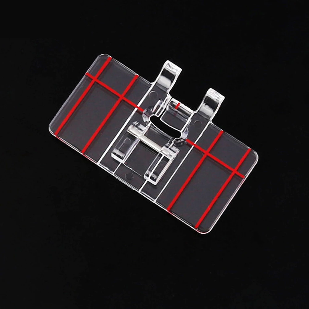 

Plastic Clear Parallel Stitch Foot Presser Home Domestic Sewing Machine Parallel Stitch Tool