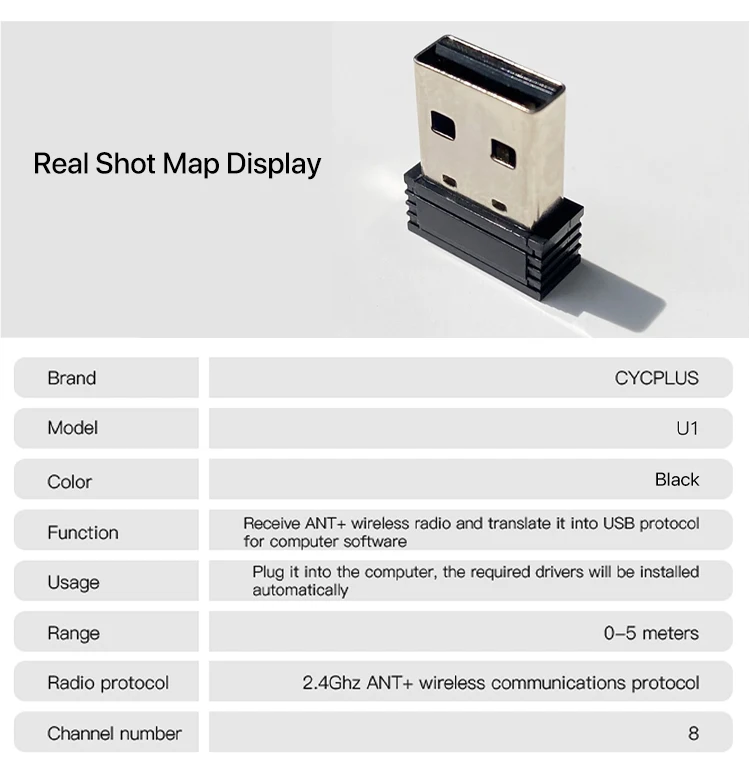 Беспроводной передатчик CYCPLUS ANT + USB Stick велосипедные аксессуары велосипедный