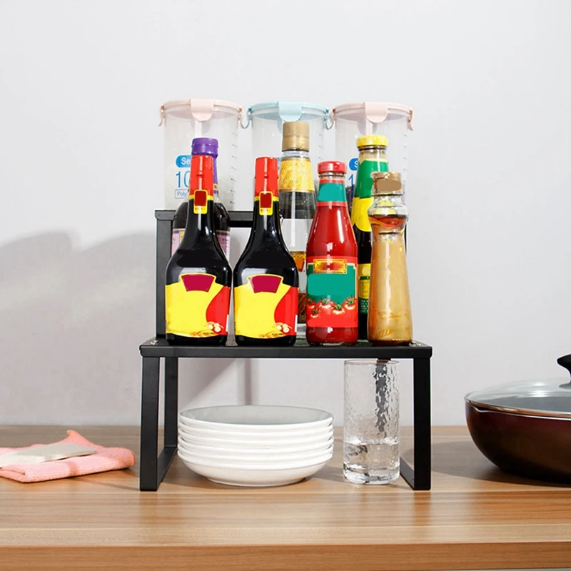 Satılık 2 Set Mutfak Aksesuarları: 1 Set Baharat Rafı Dolabı Raf Organizatörler Ve 1 Set Buzdolabı Paspaslar Raf