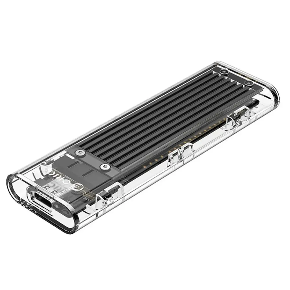ORICO TCM2F C3 M2 SSD чехол M.2 NGFF на USB3.1 Тип C корпус жесткого диска Прозрачный 5 Гбит/с