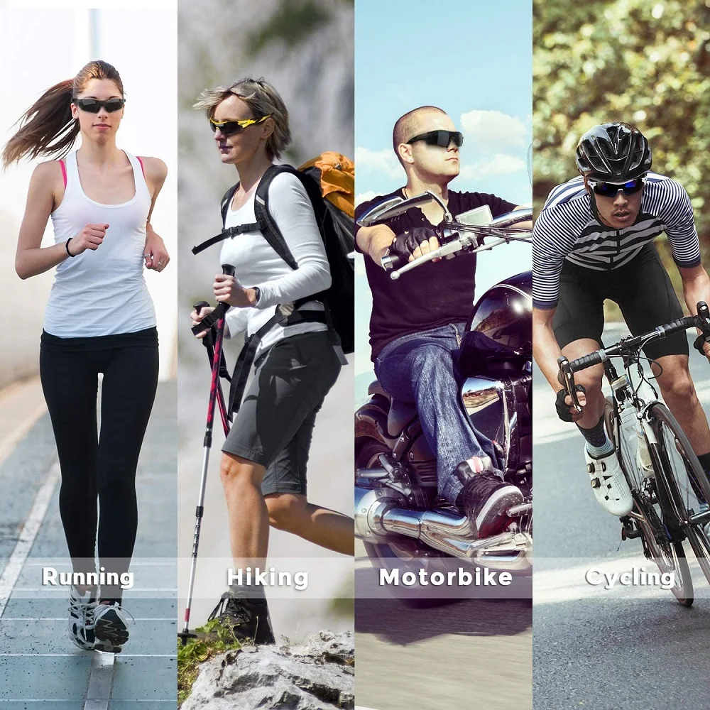 

XunX X8003 Mens Sunglasses TR90 Motocross Glasses PC Lens Tactical Glasses Bicycle Goggles Born for Outdoor Sports