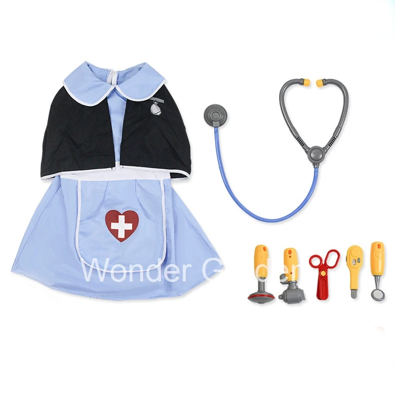 Wonder Garden Kid Children Profession Cosplay Multi Career Doctor Judge Vet Pilot Fireman Halloween Purim Costume |