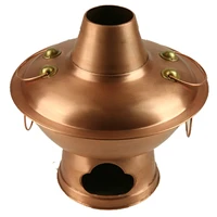 chinese style charcoal copper hot pot copper pot thickened old fashioned pure copper hot pot stove hot pot