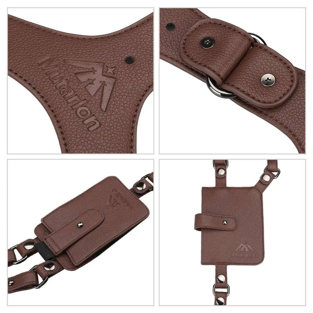 Anti-Thief Hidden Underarm Strap Wallet Pocket Holster Phone Shoulder Holster Bag Leisure Double Shoulder image 3