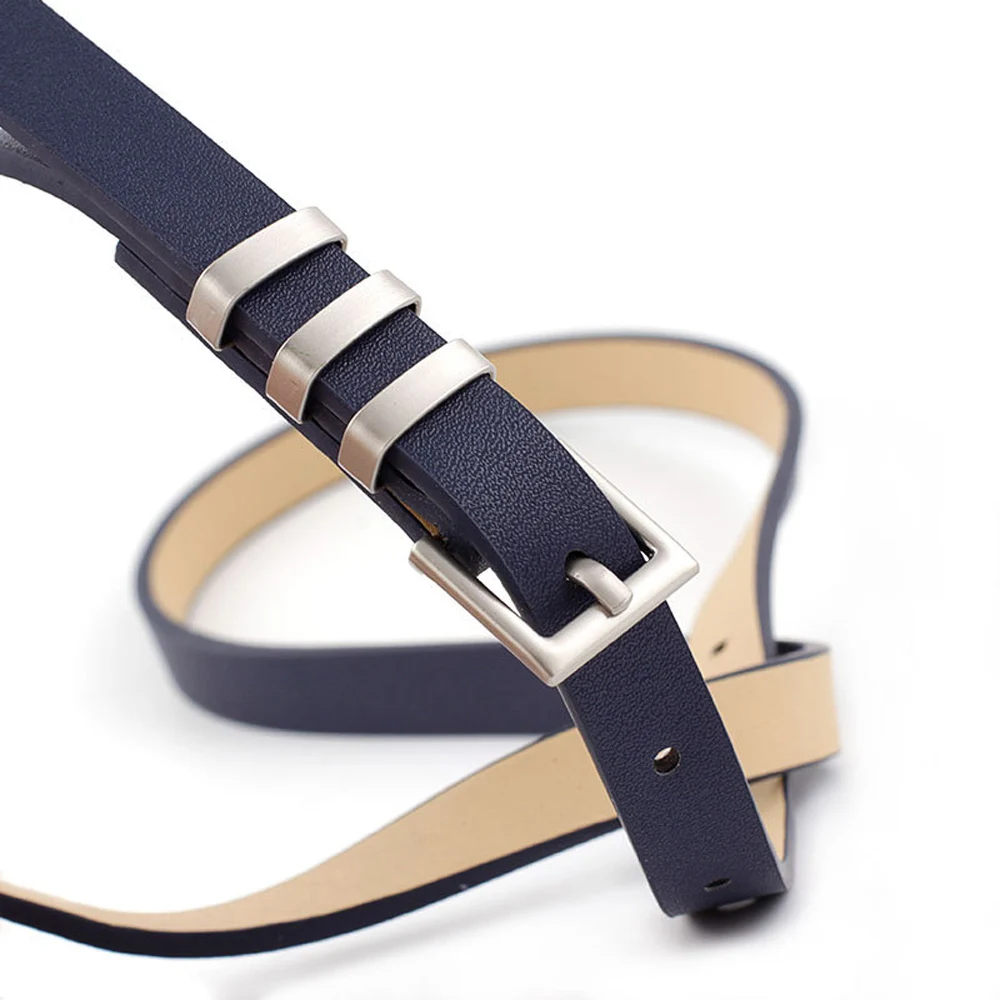 Женский узкий ремень стильный пояс с пряжкой украшение для женского платья и