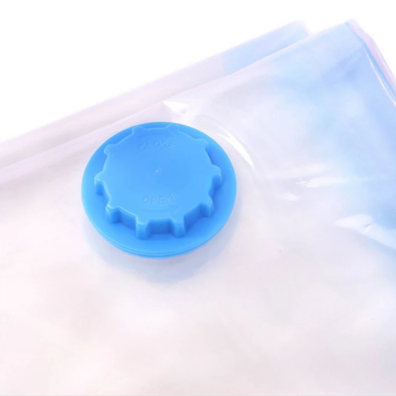 

Vacuum Bag For Clothes Storage Bag With Valve Home Organizer Transparent Foldable Compressed Large Seal Space Saving Seal Bags
