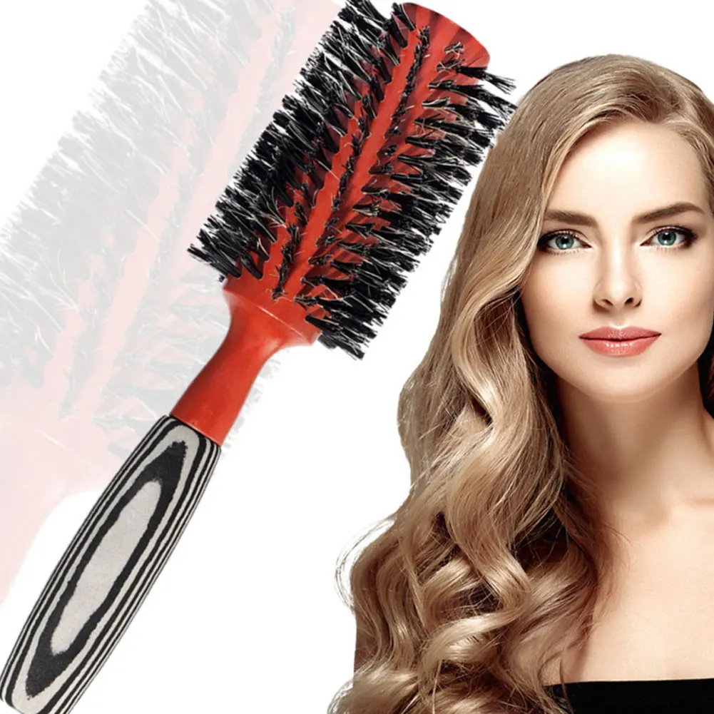 

Fashion Round Hair Curling Care Brush Salon Styling Dressing Curling Comb Massage Roller Comb Anti-Static Hairbrush Dropshipping