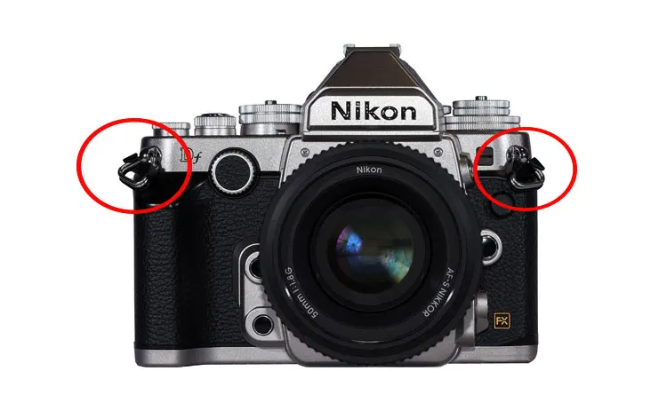 Kameragurt-Adapterring, dreieckiger Metallring, Fuji XT30 T20 XT4 X100V, Sony A7R3 A7R4 A6100 A6600, Canon Nikon SLR-Konvertierungsring – Detail 2