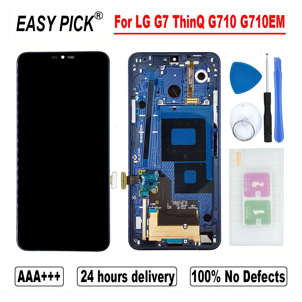 Для LG G7 ThinQ G710EM G710PM G710VMP G710TM G710N G710VM ЖК дисплей кодирующий преобразователь