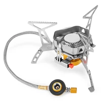 3500w portable wind proof outdoor gas burner camping equipment hiking stove lighter tourist equipment kitchen cylinder propane