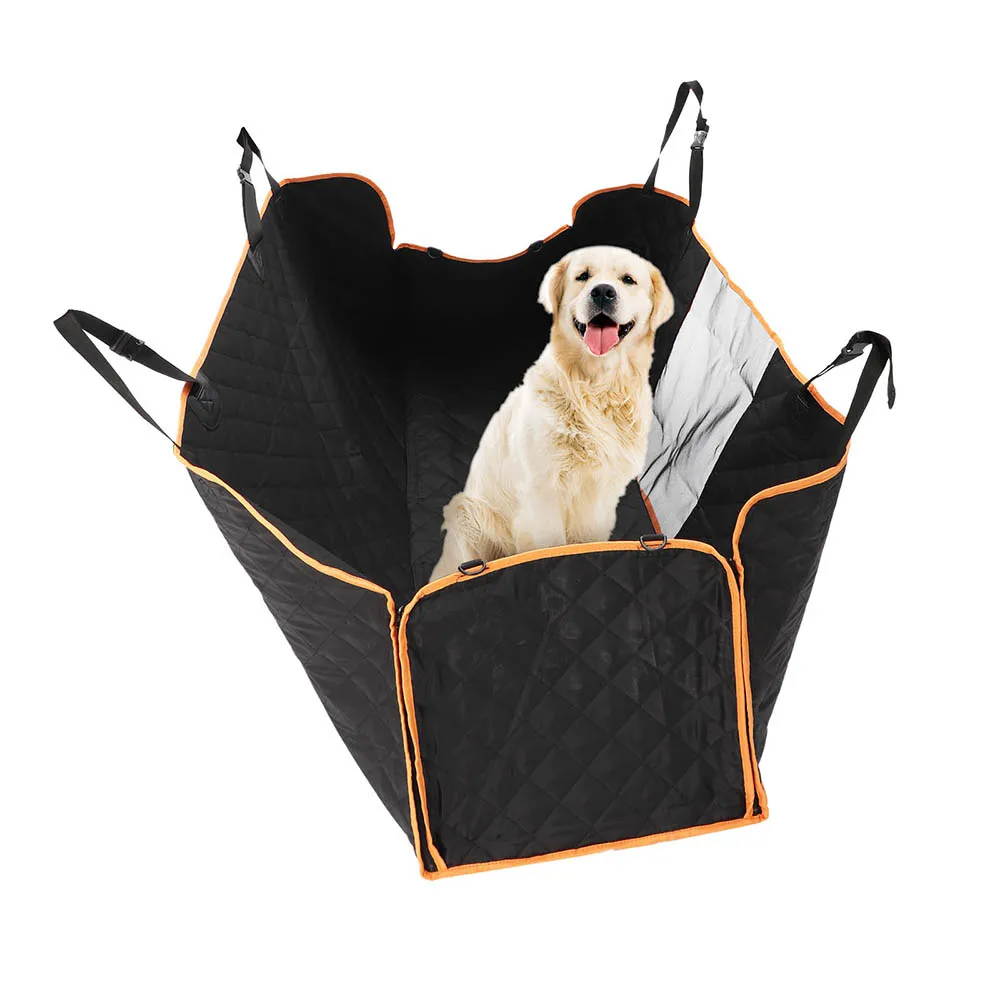 melhor Cão Assento De Carro Capa à Prova Dwaterproof água Pet Transporte Portador Do Cão Banco De Trás Do Carro Protetor Esteira Rede Para Pequenos Cães Grandes