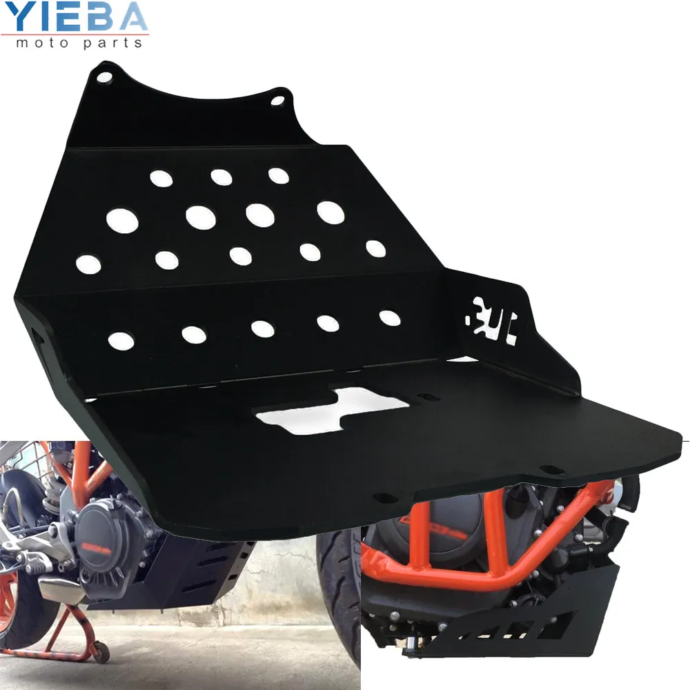 

Motorcycle Accessories For 200 125 390 2013 2014 2015 Engine Chassis Skid Plate Guard Protector Cover Decoration Shield Parts