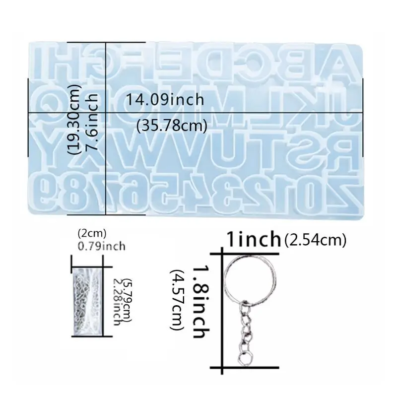 

1 Set Crystal Epoxy Resin Mold Alphabet Letter Number Pendants Casting Silicone Mould DIY Crafts Jewelry Making Tools