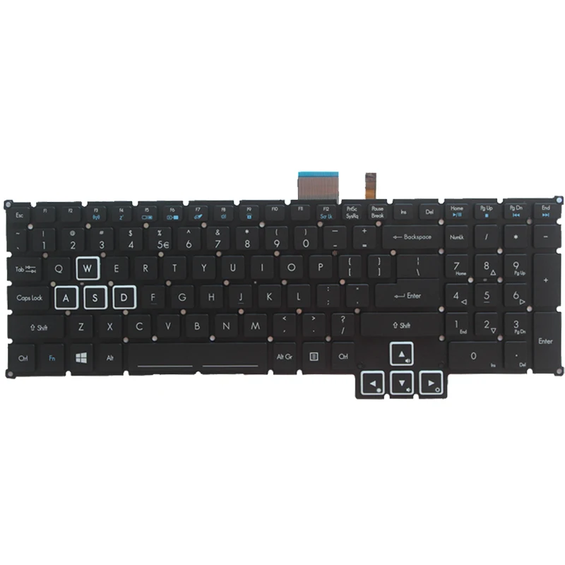 Клавиатура ноутбука США для Acer Predator 17 15 G9 791 791G 591 591G клавиатура на английском