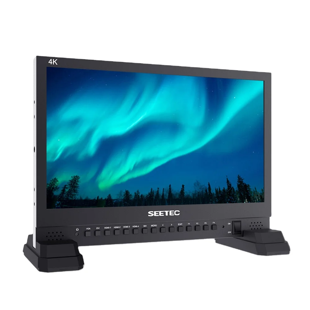 

SEETEC multi camera studio monitor 15 inch hdmi portable monitor with 3G HD SD SDI for broadcast studio 4KHDMI