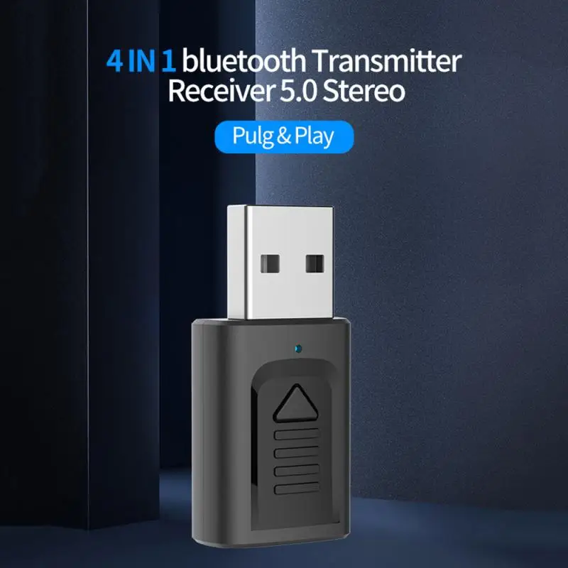 4 в 1 Беспроводной Bluetooth 5 0 приемник передатчик адаптер 3 мм разъем для