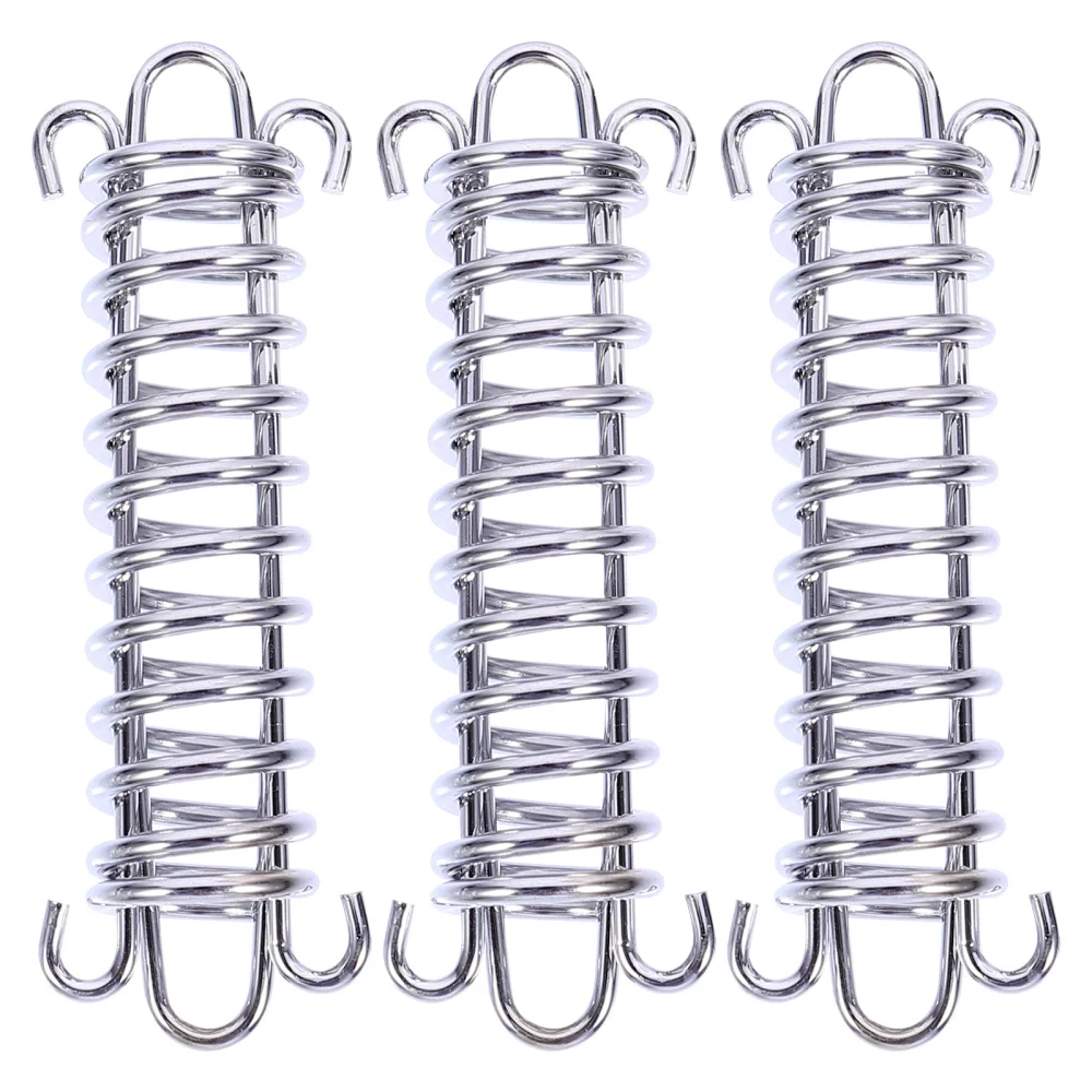 

3Pcs Tent Spring Buckles Spring Rope Buckles Tent Fixed Buckle Wind Rope Buckle