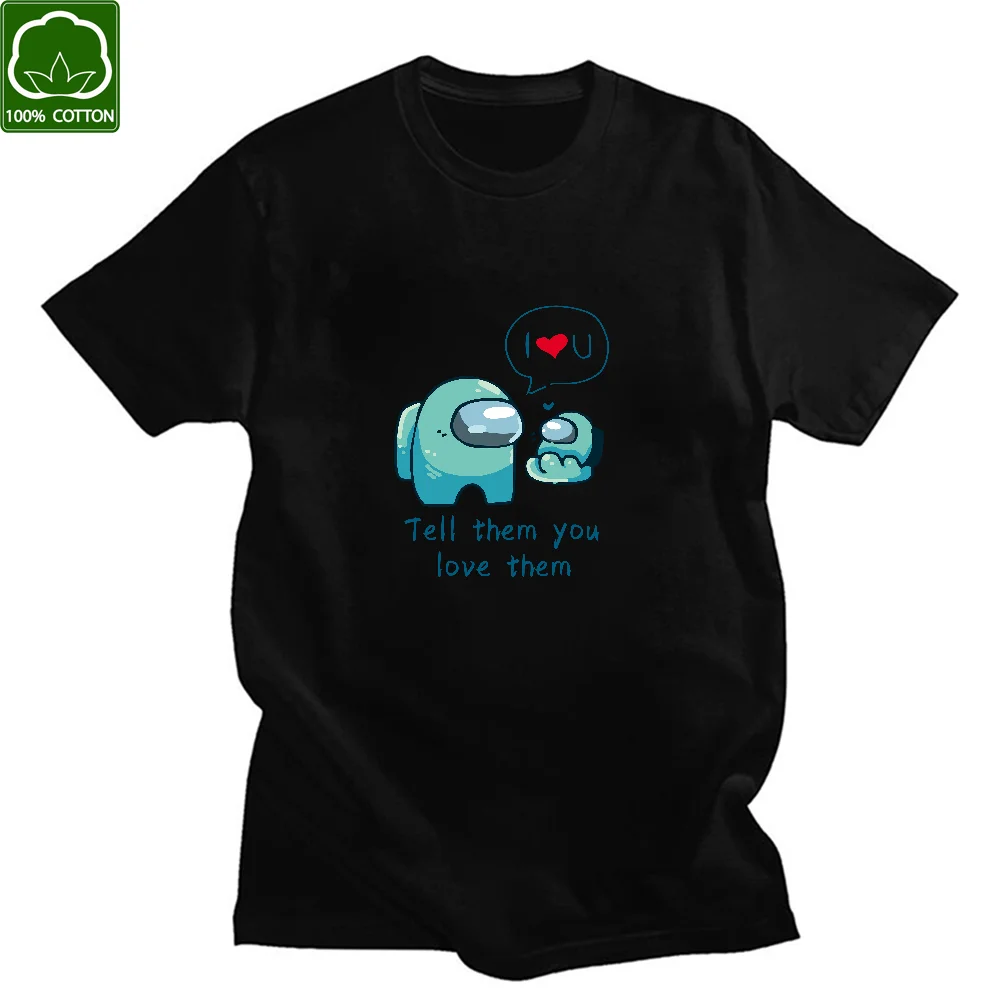 

Game Funny Among Us Unisex 2021 T shirt Tee Cotton Short sleeve t-shirt Casual Girls Femme 90s Hip Hop Harajuku Summer Tops